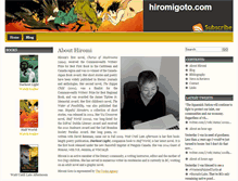 Tablet Screenshot of hiromigoto.com